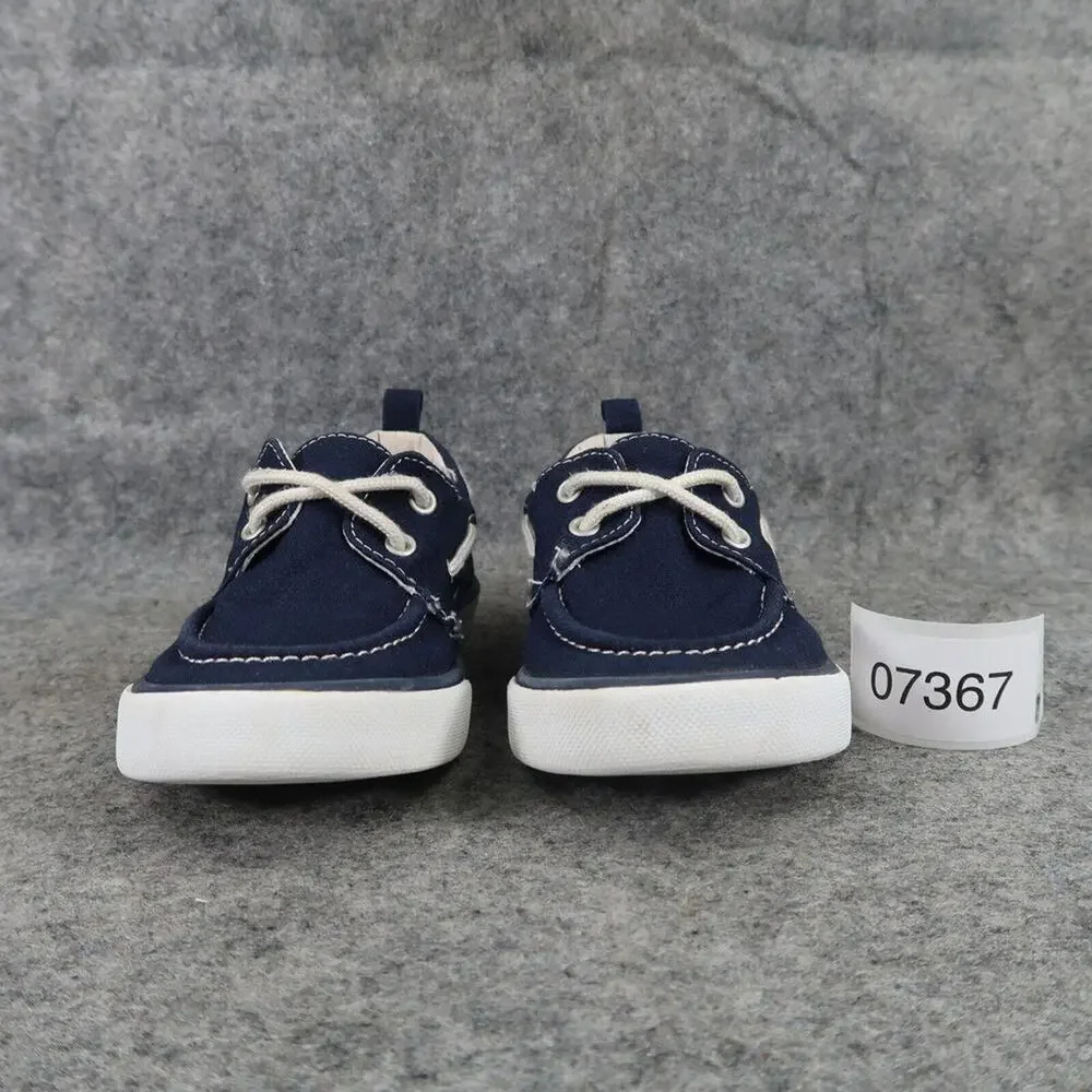 Gymboree Shoes Kids 11 Boat Sneaker Casual Lifestyle Active Fabric Blue Toddler